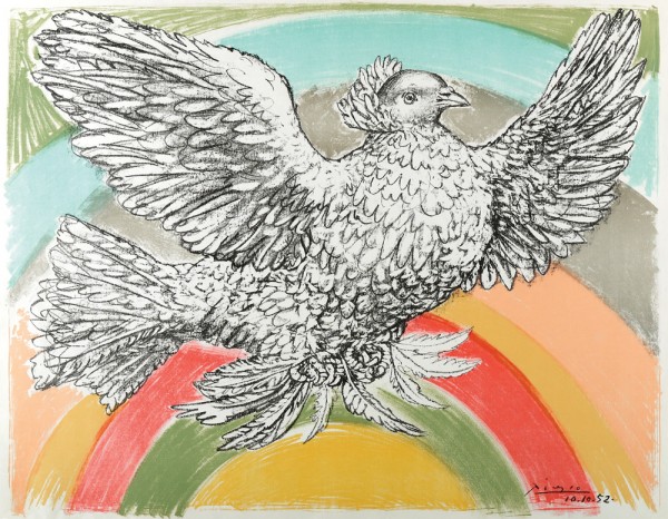 Flying Dove with Rainbow, 1952
