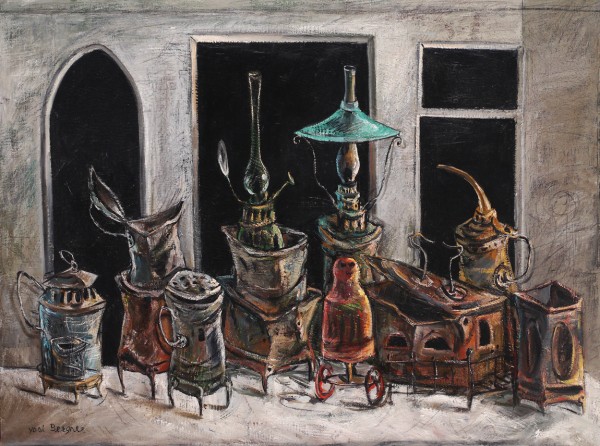 Still Life with Two Lamps