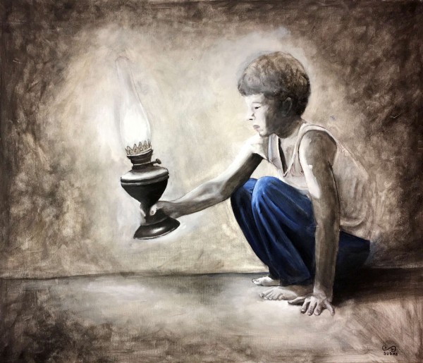Boy and Lamp