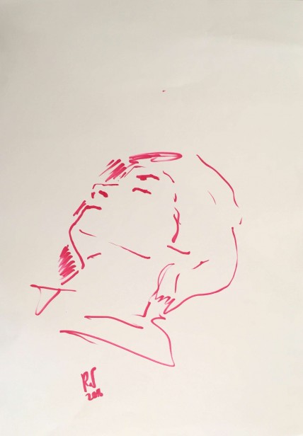 Woman with Closed Eyes, 2016