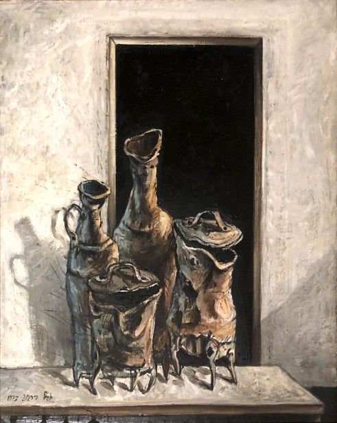 Still Life with Black Door, 1973