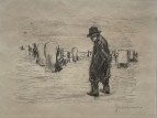 גוזף ישראלס על חוף שווינגין, 1912
