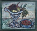 Strawberries and fruit bowl,