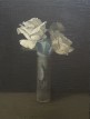 Vase of roses,