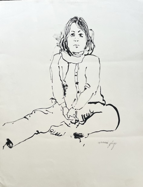 Seated girl, 1969