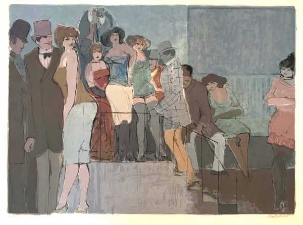 At the Entrance to the Club