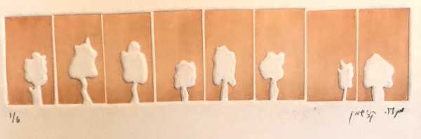 Trees on a Brown Background, 1982