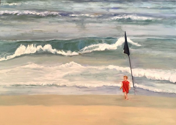 ילדה על החוף, 2017