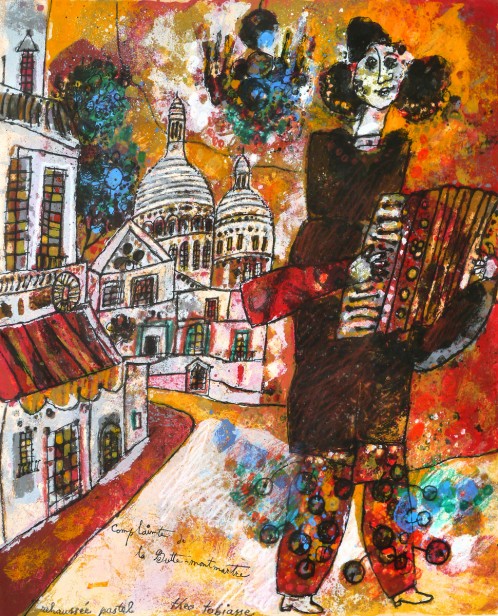 Accordionist in Montmartre