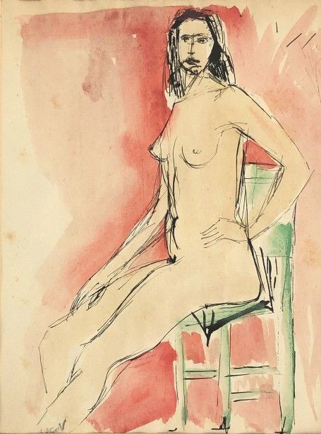 Sitting Nude
