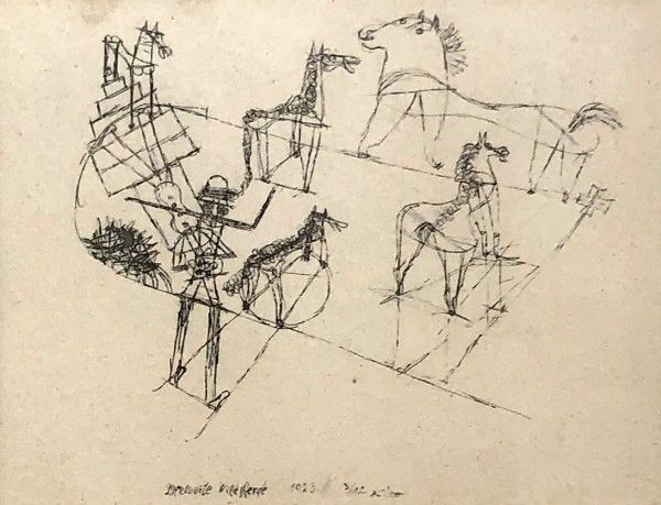 Broken-in Wild Horses, 1923