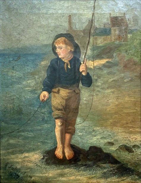 דייג צעיר, 1876