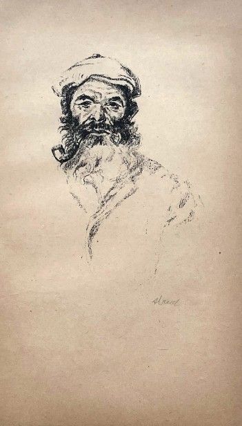 גבר עם מקטרת