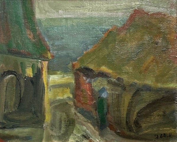 מבט מעל נמל יפו, 1972