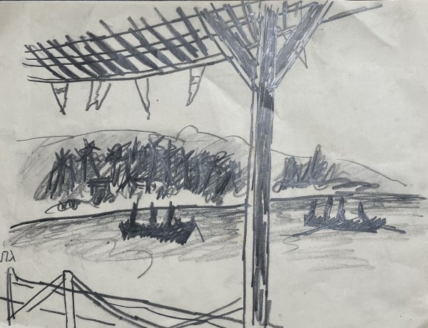 Boats in the Sea of Galilee,