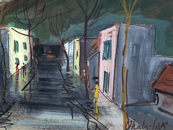 Houses in the landscape,