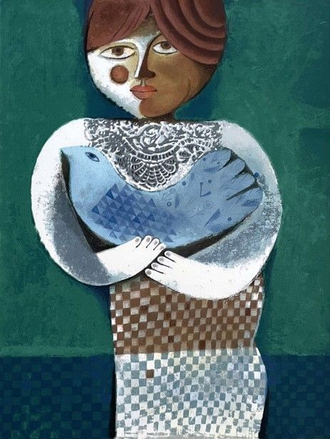 Woman with a Dove