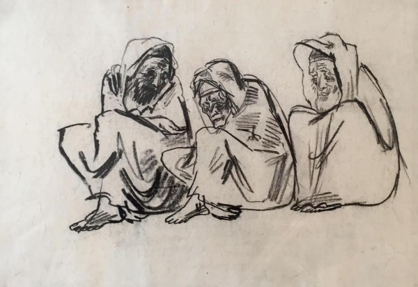 שלושה קבצנים, 1935