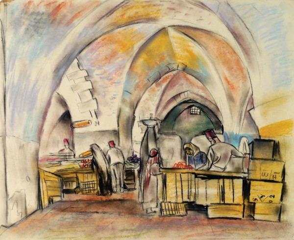 Merchants in the Old City, 1930