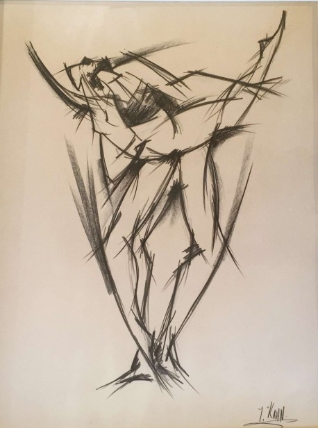 מתווה לפסל, עירום, 1981