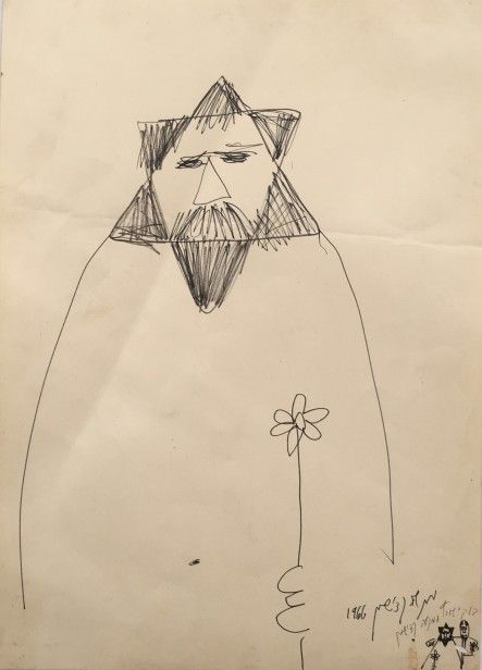 יהודי עם פרח, 1966