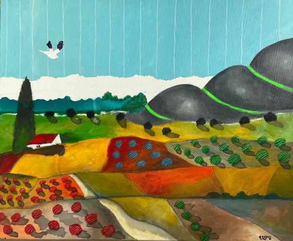 Landscape in the Golan,