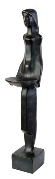 אישה עם קערה, 1964