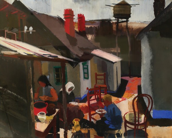 Figures in the Village, 1934