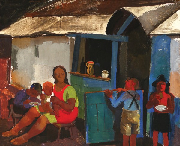 דמויות בכפר, 1934