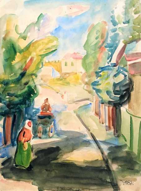 Figures in a Landscape