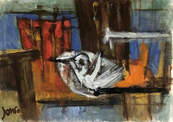 Composition with a Bird