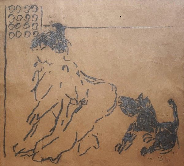 Woman and a Dog, 1972