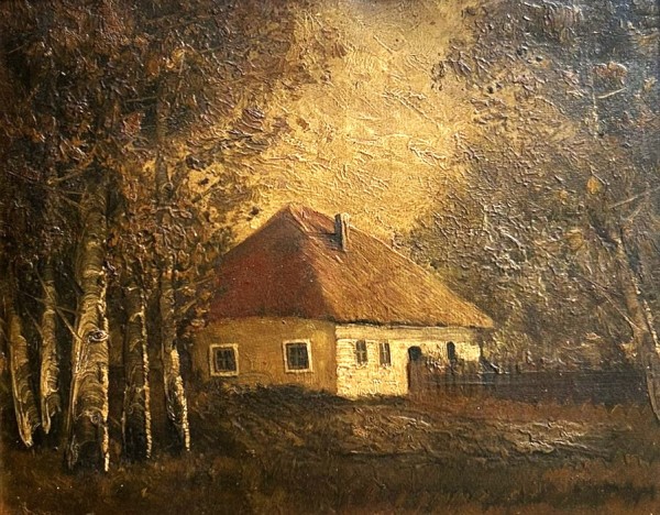 House in the landscape,