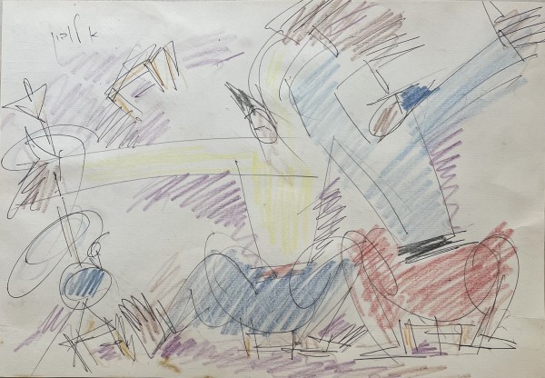 מעשני הנרגילה , ציור דו צדדי