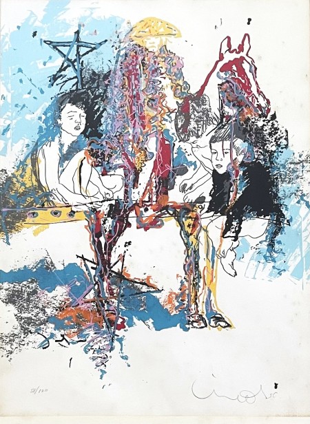 ילדים וסוס,