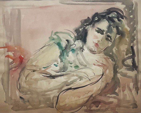 Woman at rest, 1950