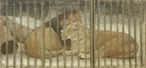 Lion cage, 1969