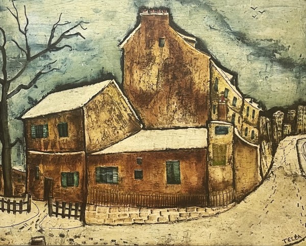 Houses in the landscape,