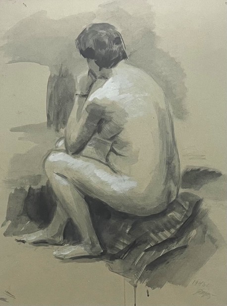 עירום מהגב, 1946