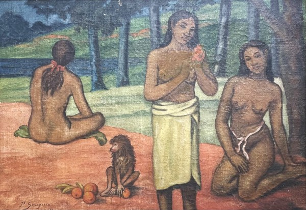 Girls in Tahiti, after paul Gauguin
