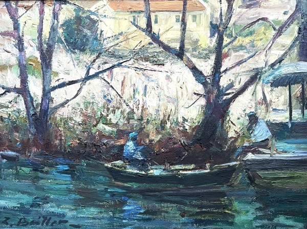 Boat on the lake,