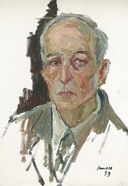 דיוקן הסופר אהרן וייסמן, 1973
