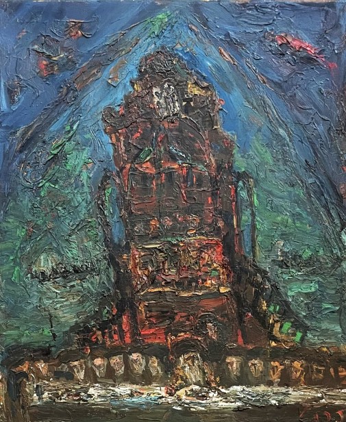 The Holy Ark in the Synagogue in Safed,