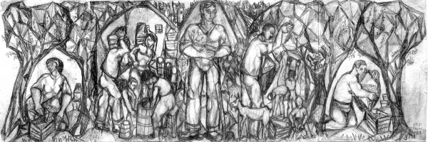 מסיק זיתים, 1953