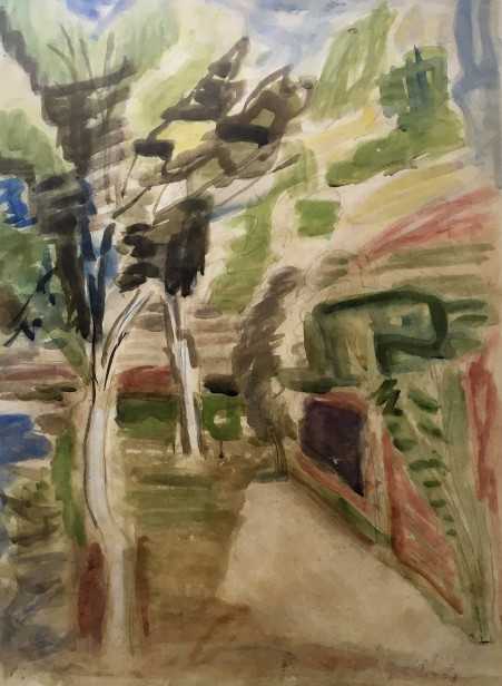 Trees in a Landscape, 1938