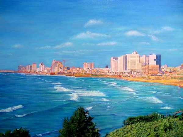 חוף תל אביב, מבט מיפו