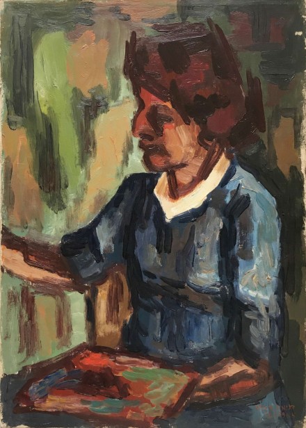 הצייר בסטודיו, 1955
