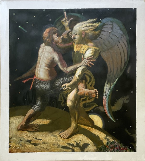 Jacob wrestling with the angel, 1999