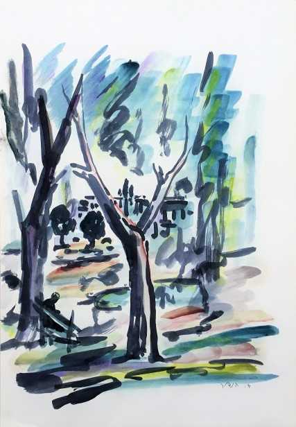 Figure in a Landscape