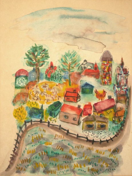 כפר בשוודיה, 1957